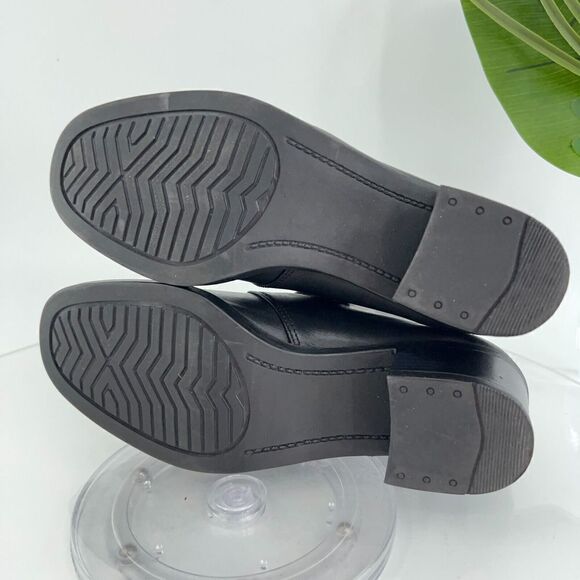 Naot Ankle Booties Women's 6 37 Black Leather Monk Strap Shoes Heels Comfort - Picture 11 of 14